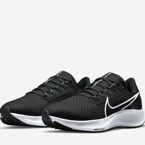 NEW Nike WMNS Air Zoom Pegasus 38 CW7358-002 Women Running Shoes Black/White 7
